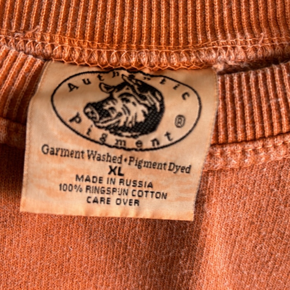 Authentic Pigment Mens/Unisex Sweatshirt - Picture 2 of 7